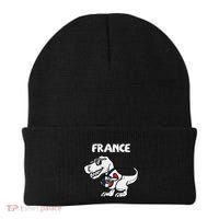 France Trex Dino French Flag Soccer Fan Beanie thumb 0