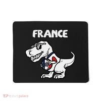 France Trex Dino French Flag Soccer Fan Mousepad thumb 0