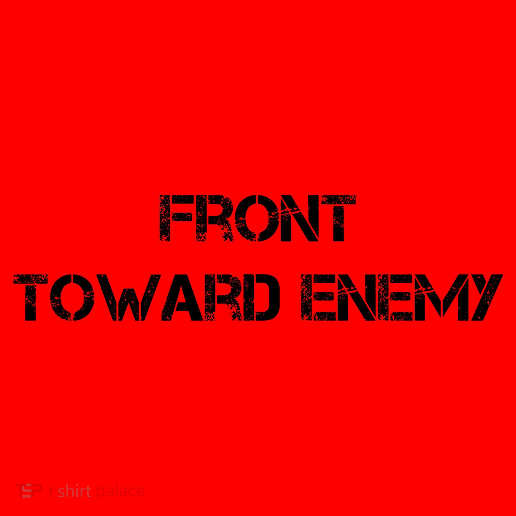 Front Toward Enemy Santa Hat
