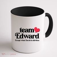Funny Team Edward Except When Jacob Coffee Mug thumb 1