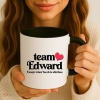 Funny Team Edward Except When Jacob Coffee Mug thumb 3
