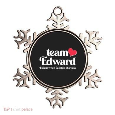 Funny Team Edward Except When Jacob Ornament