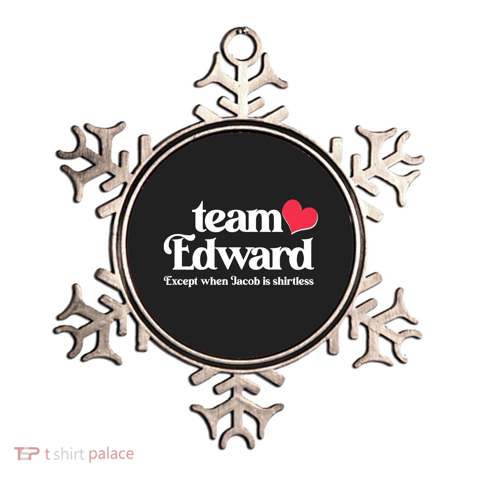 Funny Team Edward Except When Jacob Ornament