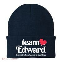 Funny Team Edward Except When Jacob Beanie thumb 0