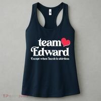 Funny Team Edward Except When Jacob Women's Tank Top thumb 3