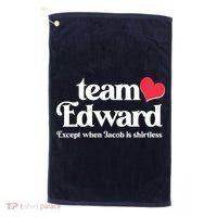 Funny Team Edward Except When Jacob Golf Towel thumb 0