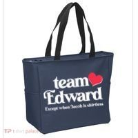 Funny Team Edward Except When Jacob Tote Bag thumb 2