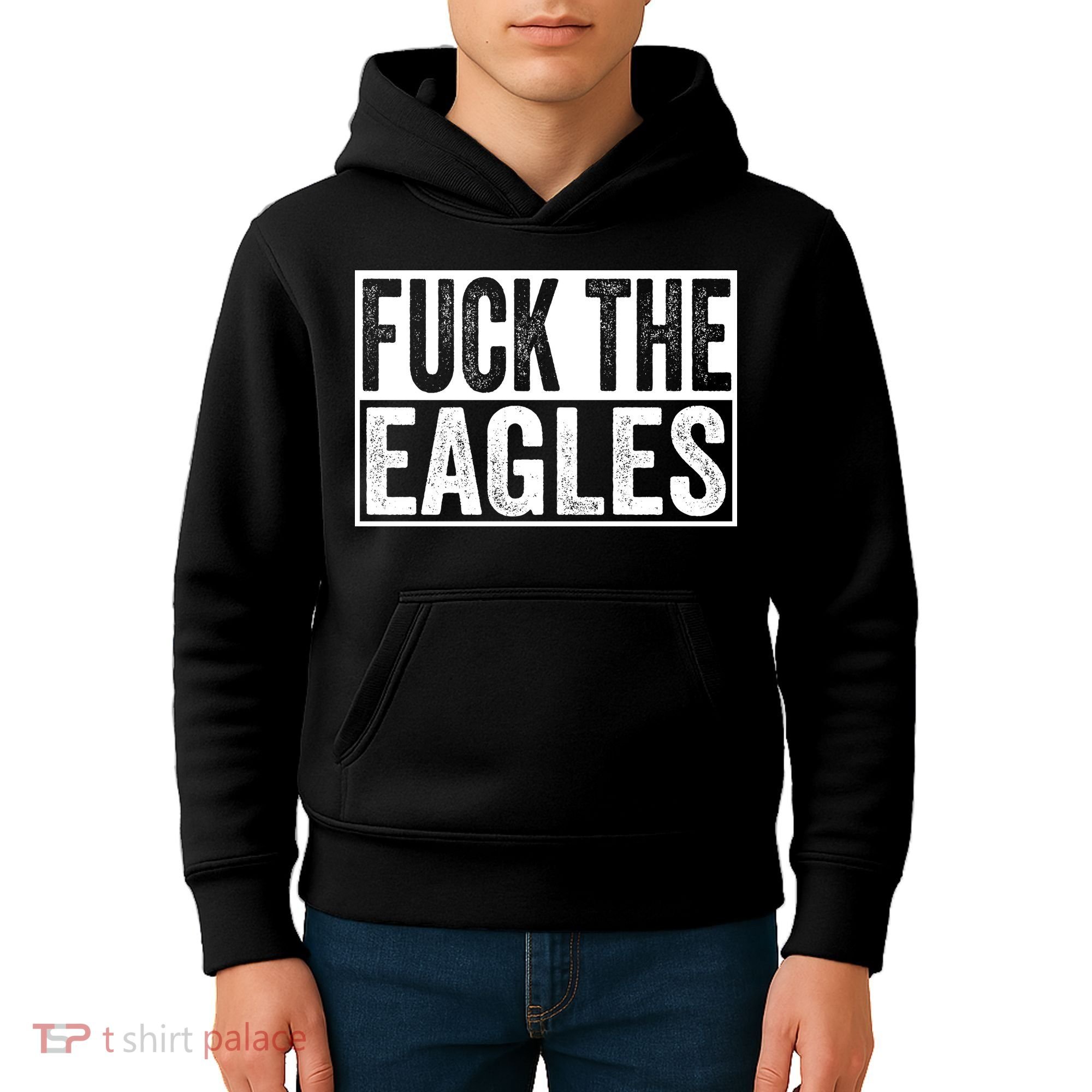 Fuck The Eagles Kids Hoodie