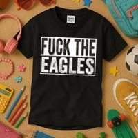 Fuck The Eagles Kids T-Shirt thumb 3