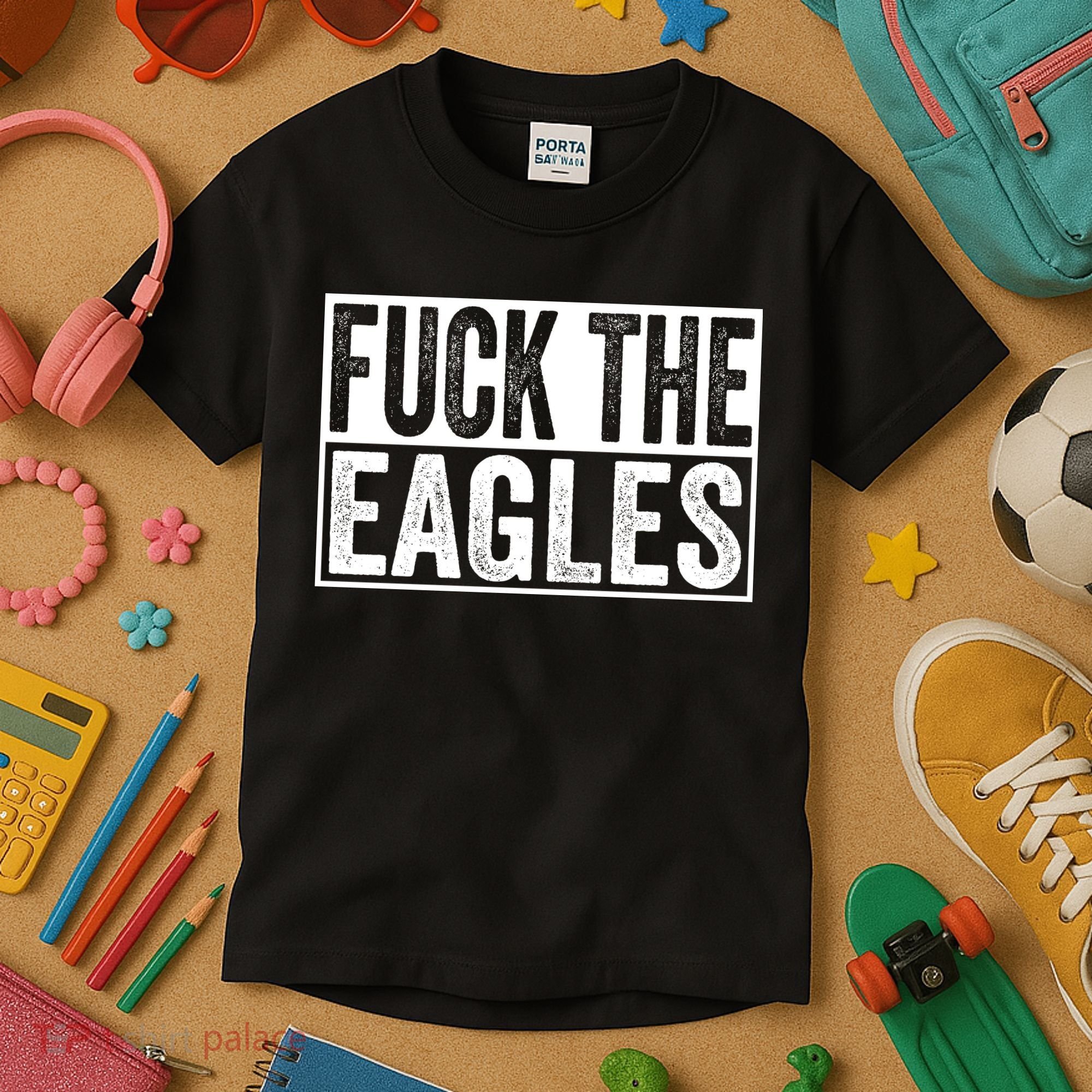 Fuck The Eagles Kids T-Shirt