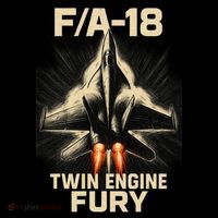 F/A-18 Twin Engine Fury Women's Hoodie thumb 2