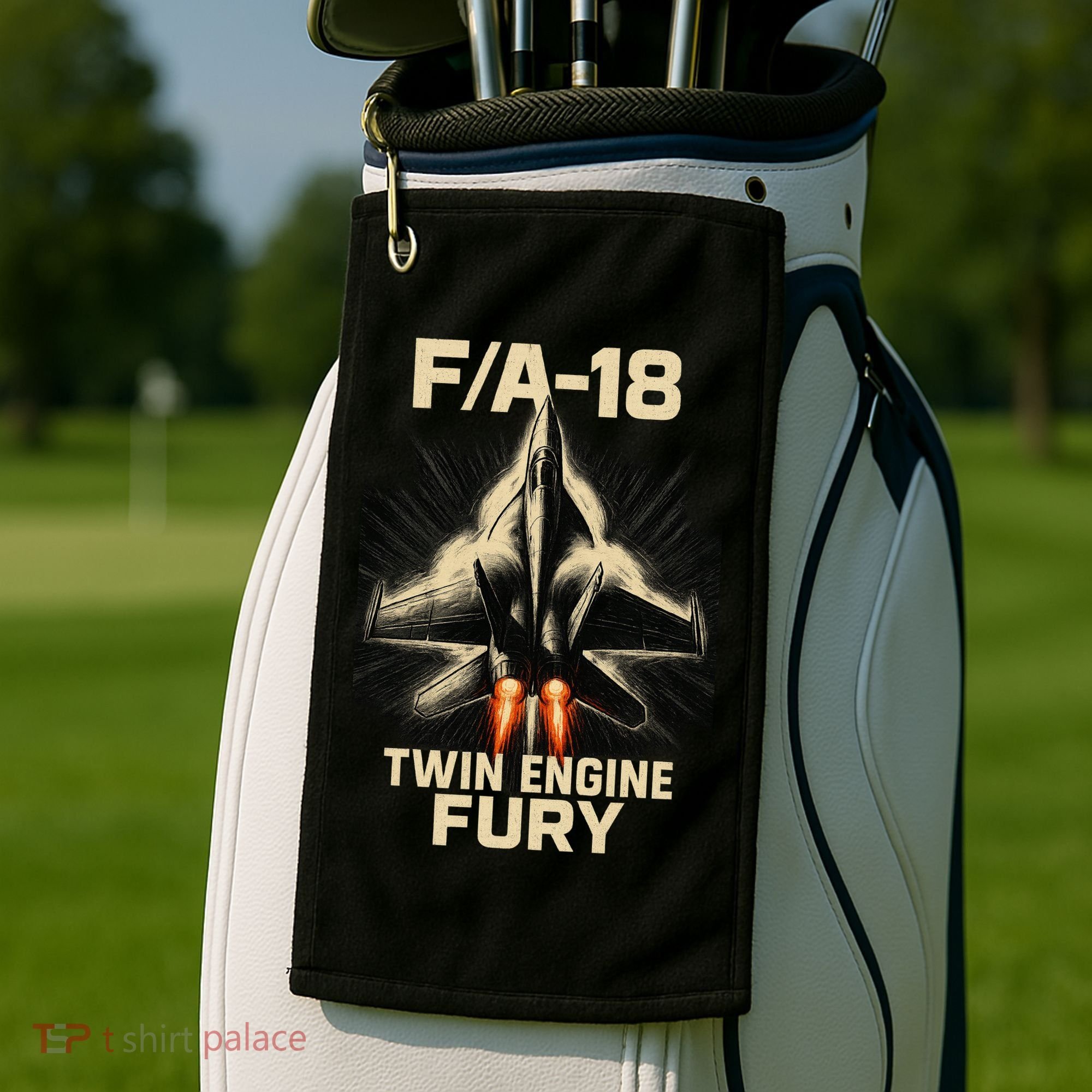F/A-18 Twin Engine Fury Golf Towel
