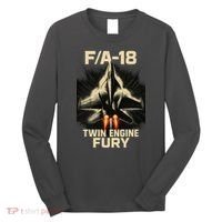 F/A-18 Twin Engine Fury Long Sleeve Shirt thumb 0