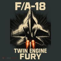 F/A-18 Twin Engine Fury T-Shirt thumb 7