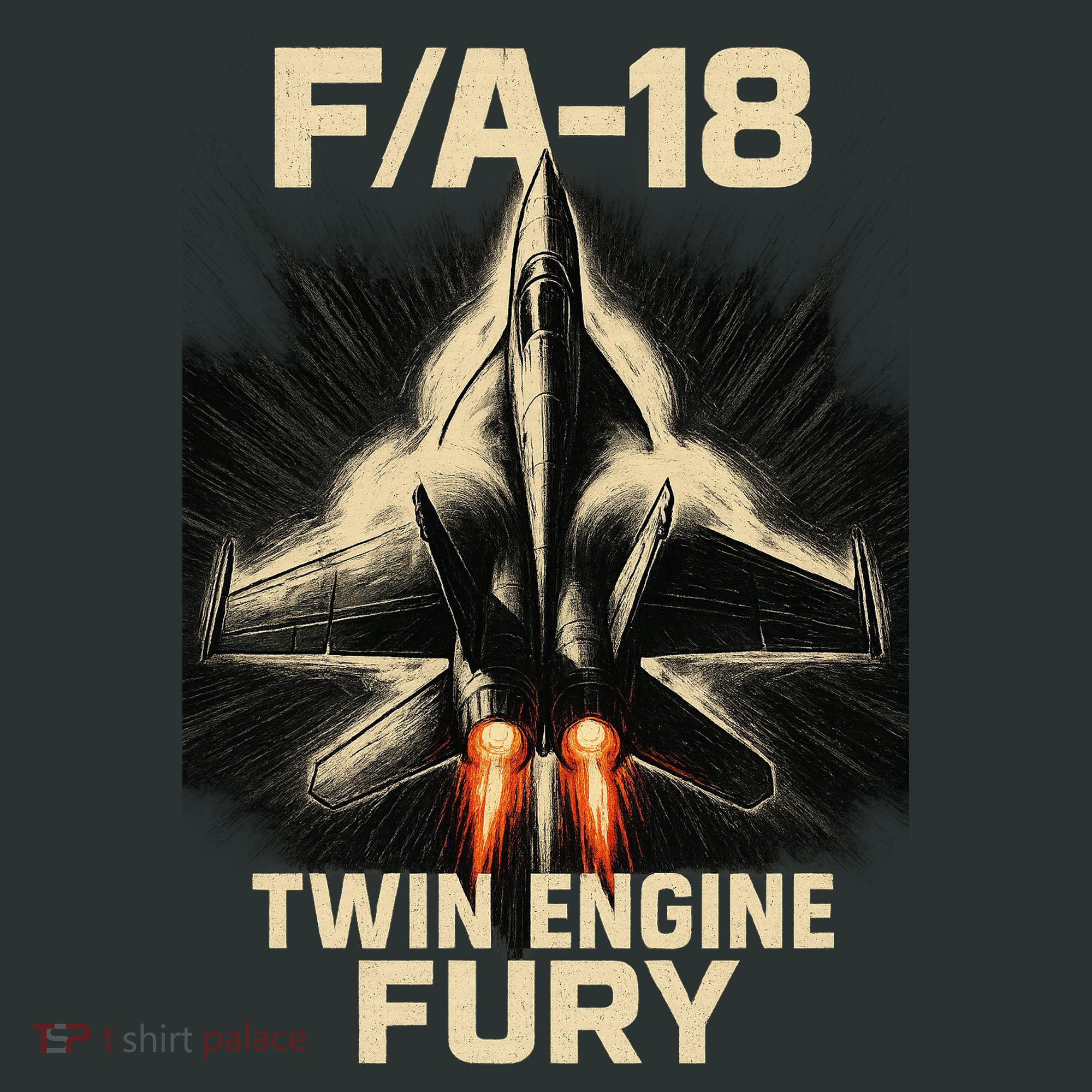 F/A-18 Twin Engine Fury T-Shirt