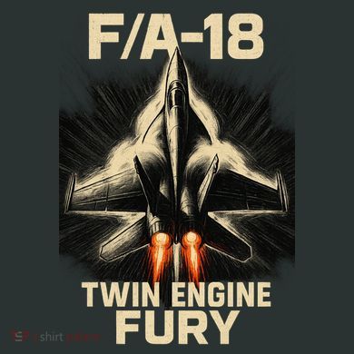 F/A-18 Twin Engine Fury Tall Hoodie