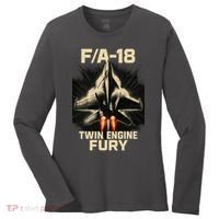 F/A-18 Twin Engine Fury Women's Long Sleeve Shirt thumb 0