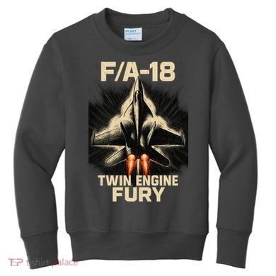 F/A-18 Twin Engine Fury Kids Sweatshirt