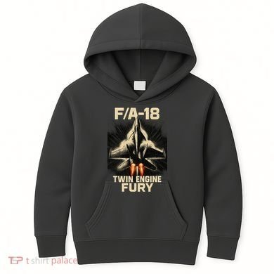 F/A-18 Twin Engine Fury Kids Hoodie