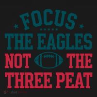 Focus The Eagle Not The Three Peat Football Team Lover Philadelphia Toddler Hoodie thumb 2