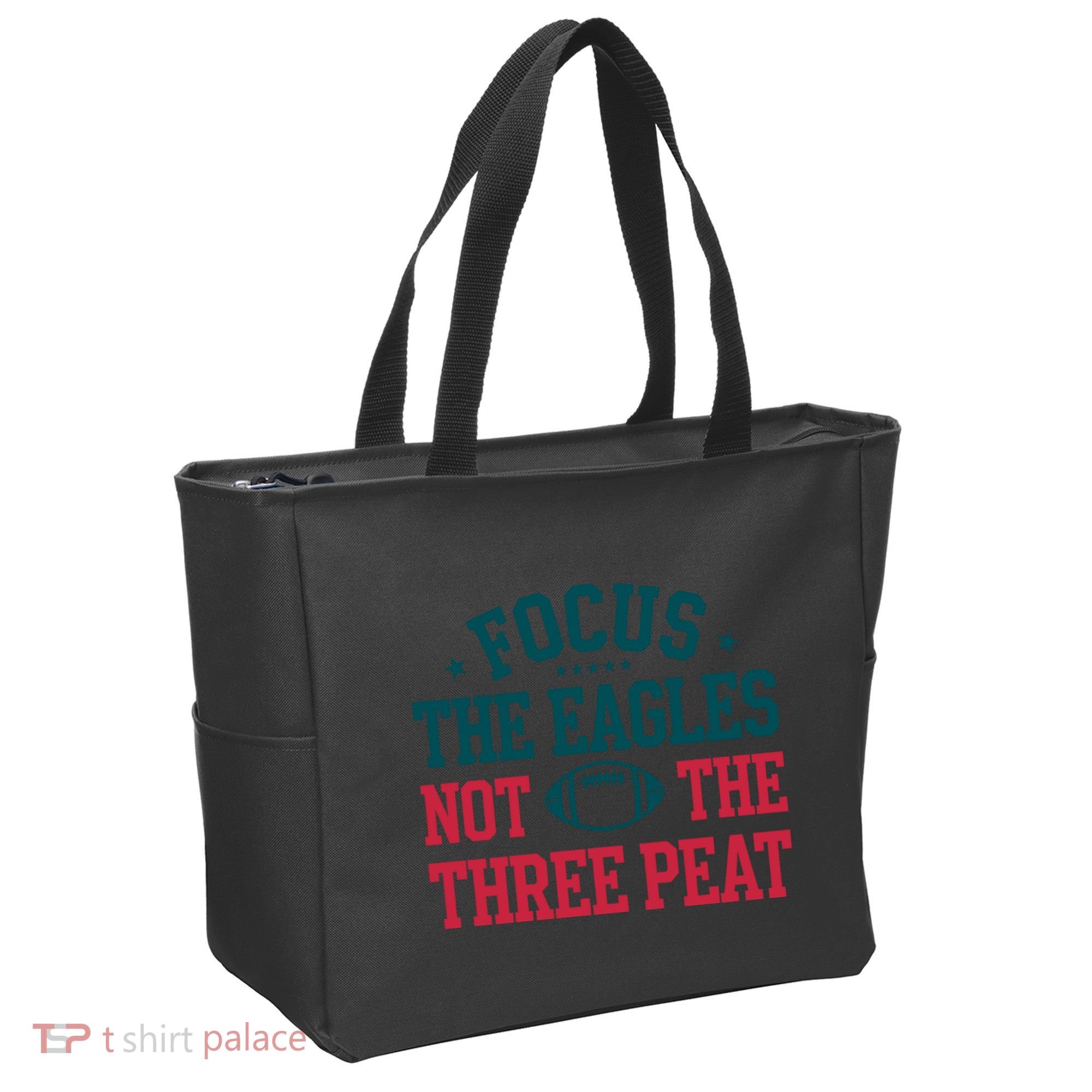 Focus The Eagle Not The Three Peat Football Team Lover Philadelphia Tote Bag