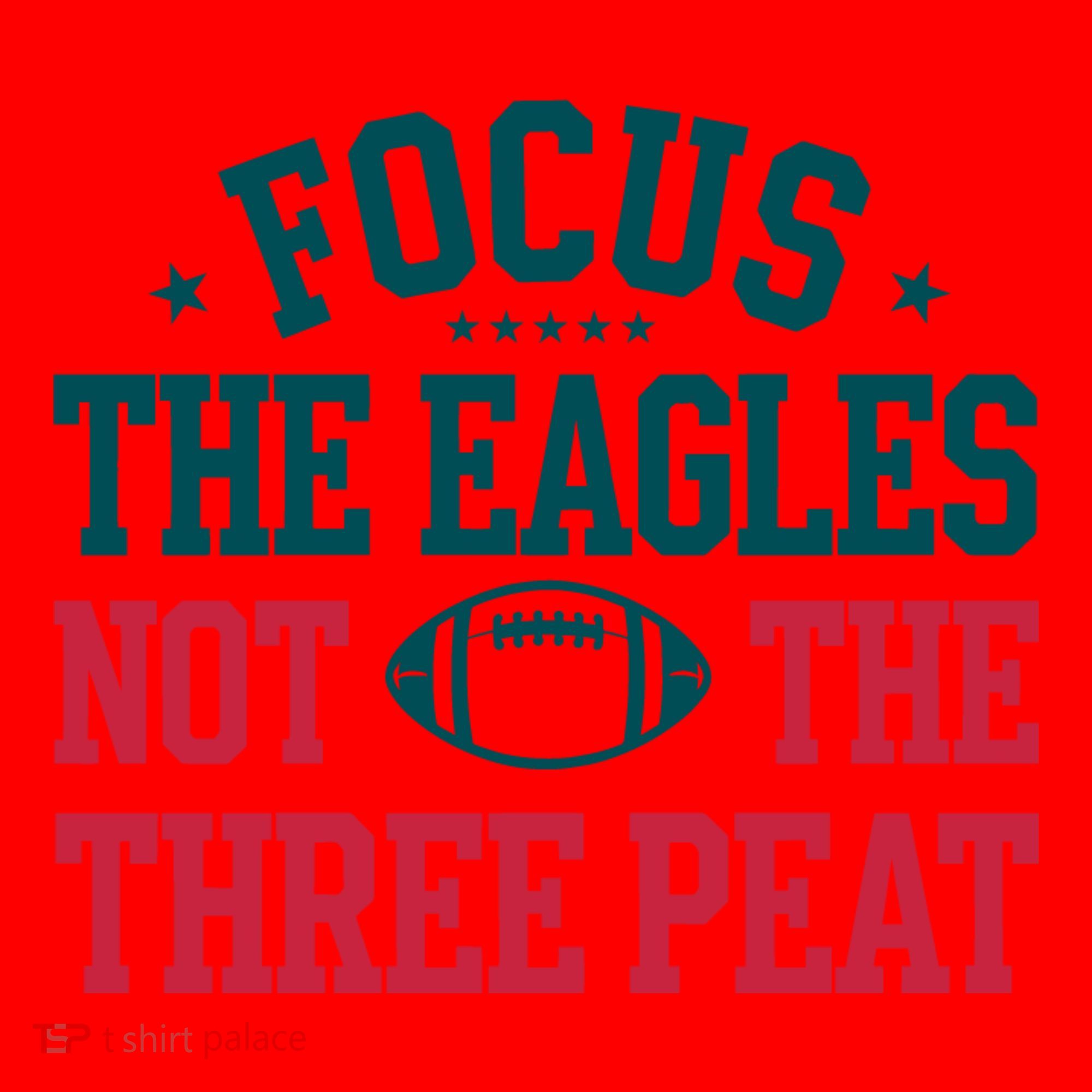 Focus The Eagle Not The Three Peat Football Team Lover Philadelphia Santa Hat