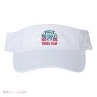 Focus The Eagle Not The Three Peat Football Team Lover Philadelphia Visor thumb 0