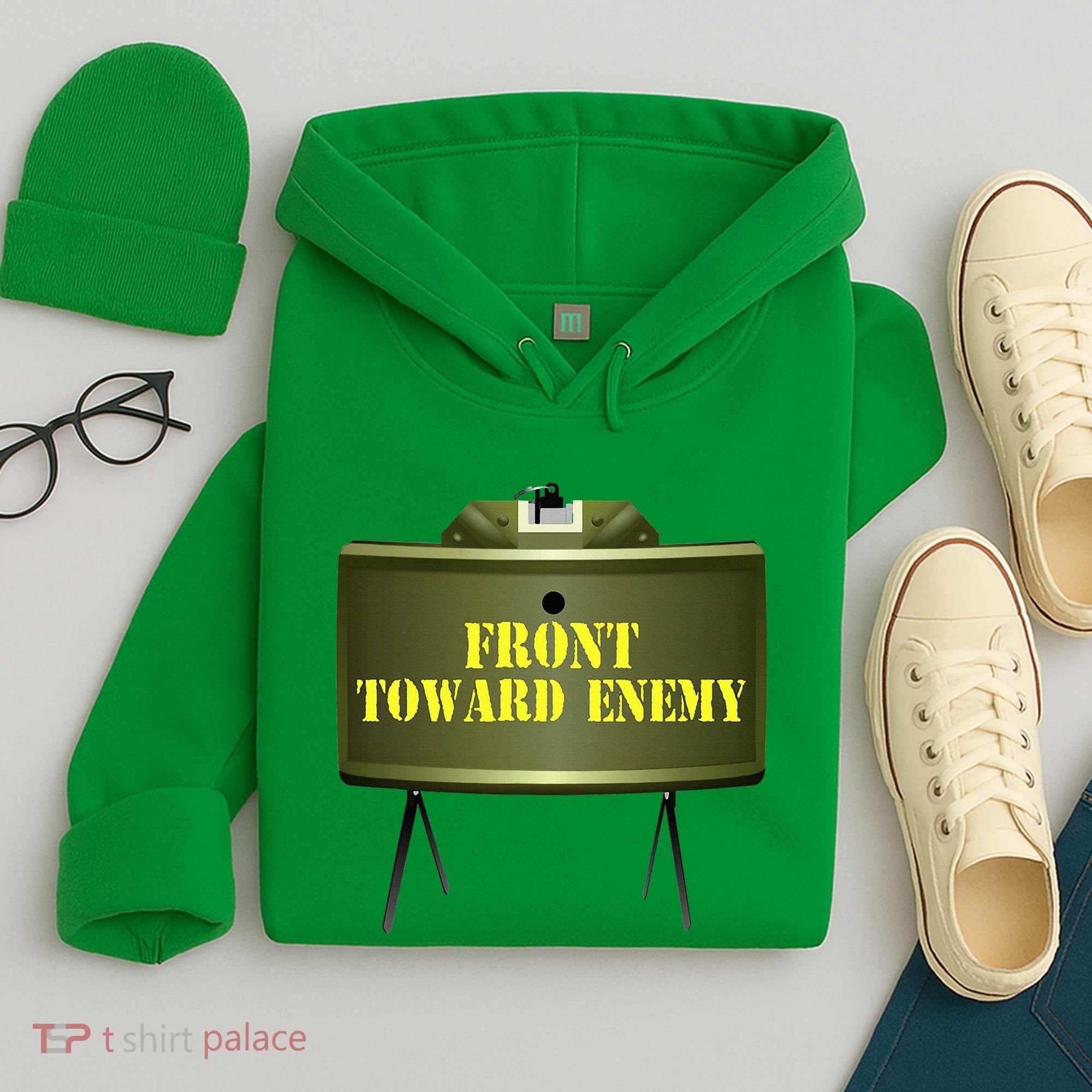 Front Toward Enemy Military Claymore Mine Front Toward Enemy Hoodie