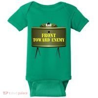 Front Toward Enemy Military Claymore Mine Front Toward Enemy Baby Bodysuit thumb 0