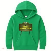 Front Toward Enemy Military Claymore Mine Front Toward Enemy Kids Hoodie thumb 0