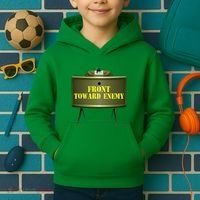 Front Toward Enemy Military Claymore Mine Front Toward Enemy Kids Hoodie thumb 2