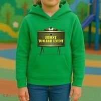 Front Toward Enemy Military Claymore Mine Front Toward Enemy Kids Hoodie thumb 3
