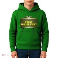 Front Toward Enemy Military Claymore Mine Front Toward Enemy Kids Hoodie thumb 4