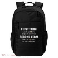 First Term Elect A Clown Expect A Circus Second Term Elect Backpack thumb 0