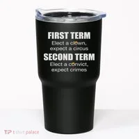 First Term Elect A Clown Expect A Circus Second Term Elect Tumbler thumb 0