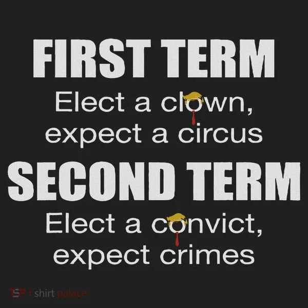 First Term Elect A Clown Expect A Circus Second Term Elect Tumbler