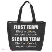 First Term Elect A Clown Expect A Circus Second Term Elect Tote Bag thumb 0