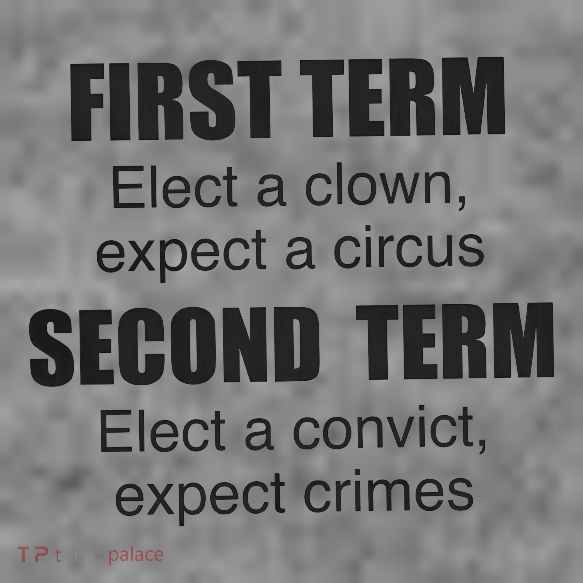 First Term Elect A Clown Expect A Circus Second Term Elect A Convict Expect Cri Toddler Hoodie