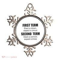 First Term Elect A Clown Expect A Circus Second Term Elect A Convict Expect Cri Ornament thumb 0