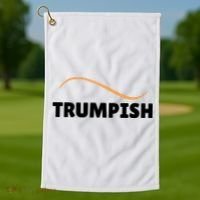 Funny TRUMPISH Golf Towel thumb 1