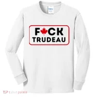 F*Ck Trudeau Kids Long Sleeve Shirt thumb 0