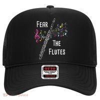 Fear The Flutes Flute Player Flutist Marching Band Music Hat thumb 0