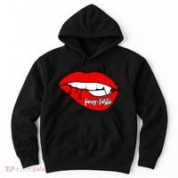 Fang Tastic Funny Vampire Lips Hoodie thumb 0