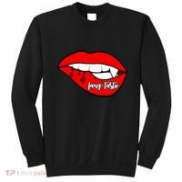 Fang Tastic Funny Vampire Lips Sweatshirt thumb 0