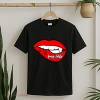 Fang Tastic Funny Vampire Lips T-Shirt thumb 2