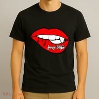 Fang Tastic Funny Vampire Lips T-Shirt thumb 3