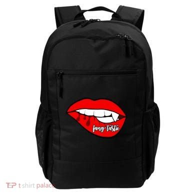 Fang Tastic Funny Vampire Lips Backpack