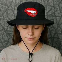 Fang Tastic Funny Vampire Lips Bucket Hat thumb 3