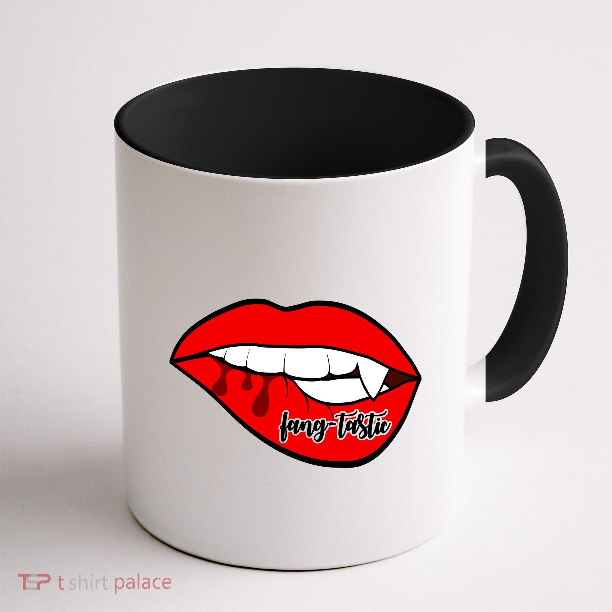 Fang Tastic Funny Vampire Lips Coffee Mug