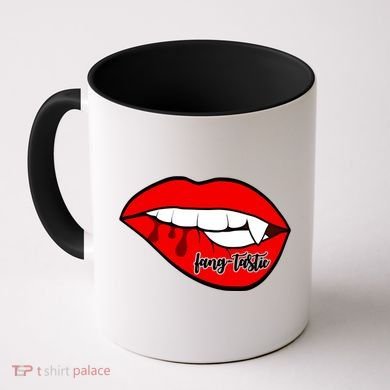 Fang Tastic Funny Vampire Lips Coffee Mug
